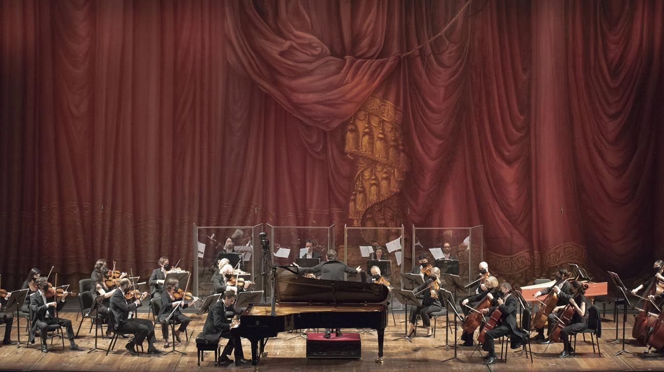 Concierto de la Orquesta Filarmónica de Buenos Aires en el Teatro Colón.