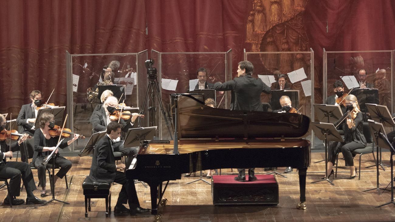 Concierto de la Orquesta Filarmónica de Buenos Aires en el Teatro Colón.