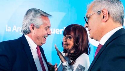 Juntos. La fórmula presidencial de 2019 se reencontró el jueves tras la fuerte crisis interna después de la derrota electoral.