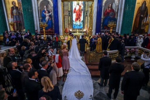 El gran duque Jorge Romanov, ,pariente de los últimos zares de Rusia, se casó en la Unión Soviética.