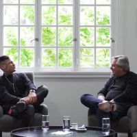 L-Gante visitó la Quinta de Olivos y se reunió con Alberto Fernández