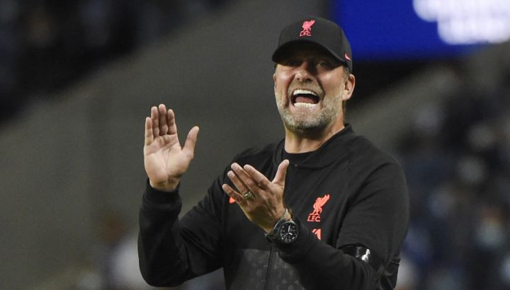Jürgen Klopp, DT del Liverpool. //AFP