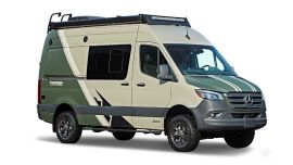 Construido por la firma norteamericana Jayco, el Terrain Camper se montó sobre una furgoneta Mercedes-Benz Sprinter 2500 4x4.