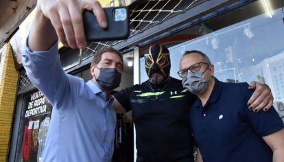 Diego Santilli, la Masa y Diego Valenzuela.