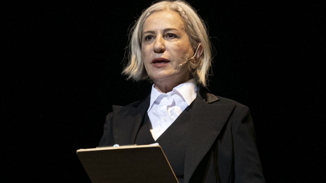 Mercedes Morán en el escenario de Teatro Colón.  | Foto:CEDOC