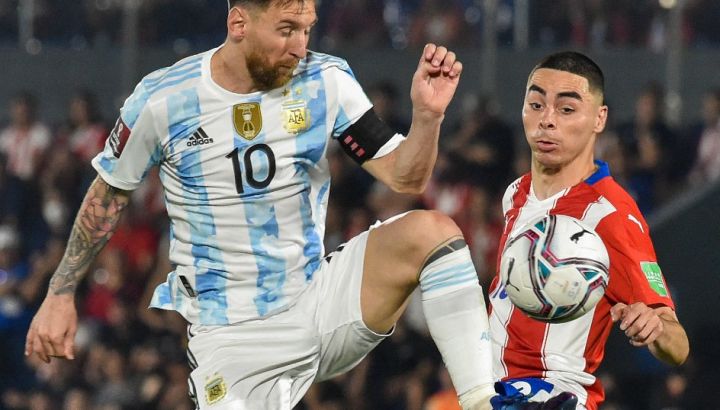 Lionel Messi, el mejor de Argentina en el empate 0 a 0 ante Paraguay.