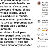 El mensaje de Ana Rosenfeld tras la muerte de su marido 