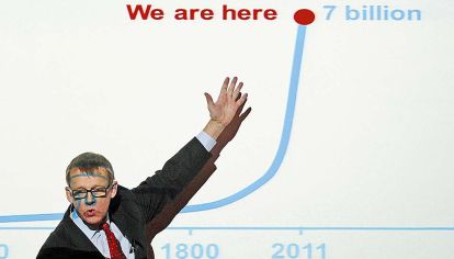 Rosling. El sanitarista sueco elaboró estadísticas de avances sociales de los últimos dos siglos.