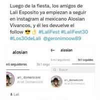 Quién es Alosian Vivancos, el misterioso invitado al cumpleaños de Lali Espósito