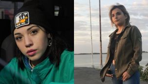 (De Izq. a der.). Nahiara Muchico y Roxy VR, las ganadoras del concurso de UNICEF.