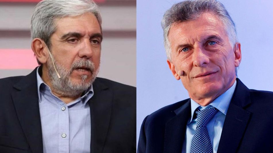Aníbal Fernández y Mauricio Macri 20211013