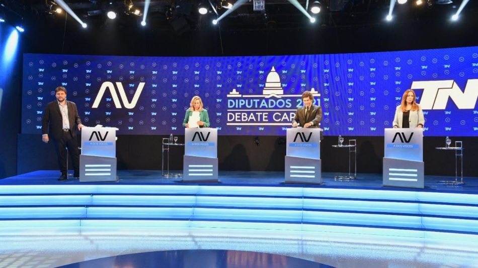 debate ciudad vidal milei santoro bregman 20211013