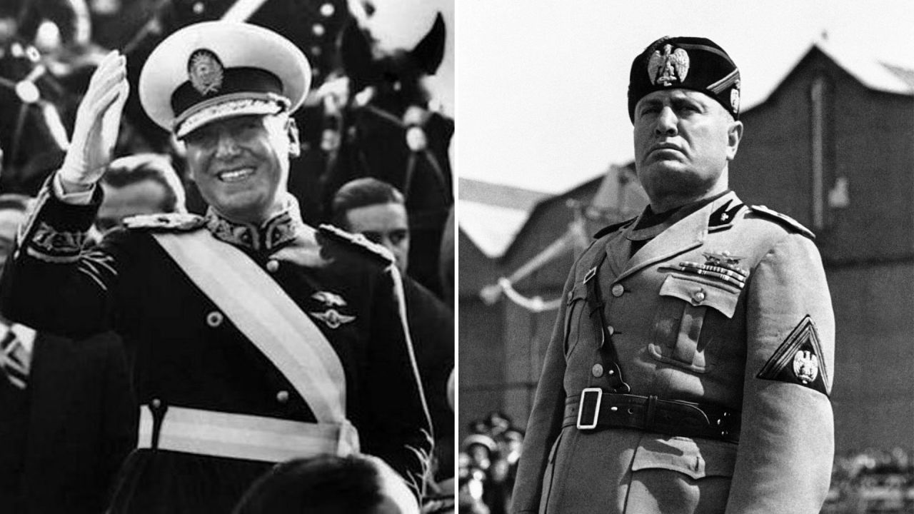 Perón y Mussolini | Foto:Cedoc