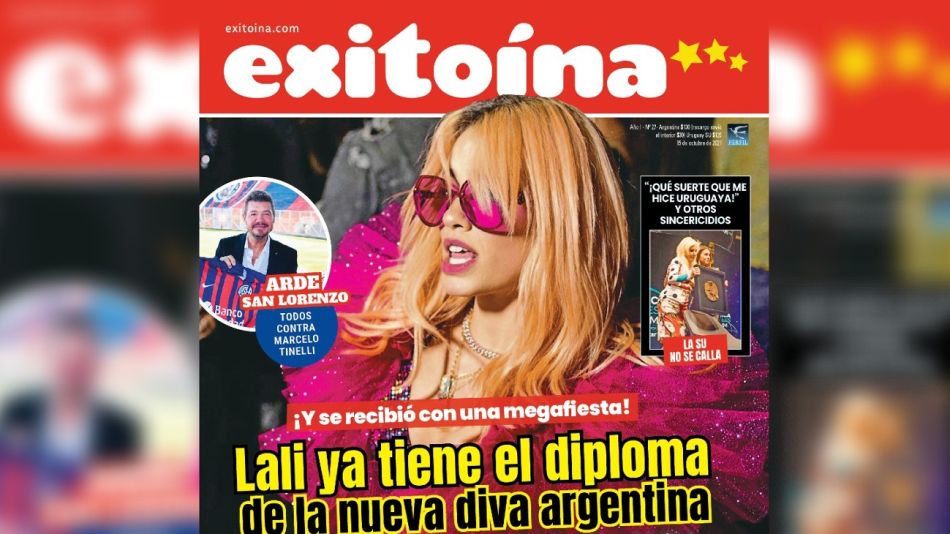 Lali Esposito en Revista Exitoina
