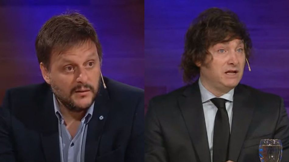 Santoro y Milei 20211015