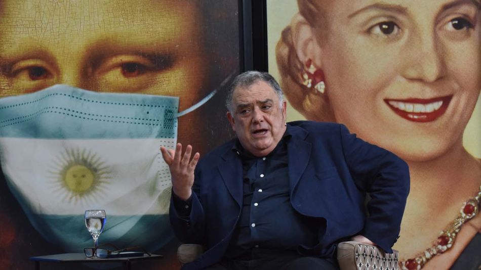 Eduardo Valdés, en la entrevista con Jorge Fontevecchia.