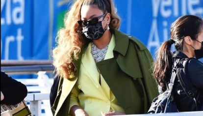 Beyoncé sorprendió con el color tendencia durante primavera y verano