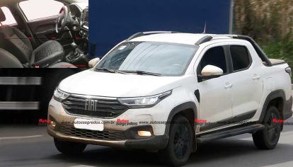 Se filtran imágenes de la nueva Fiat Strada con caja automática