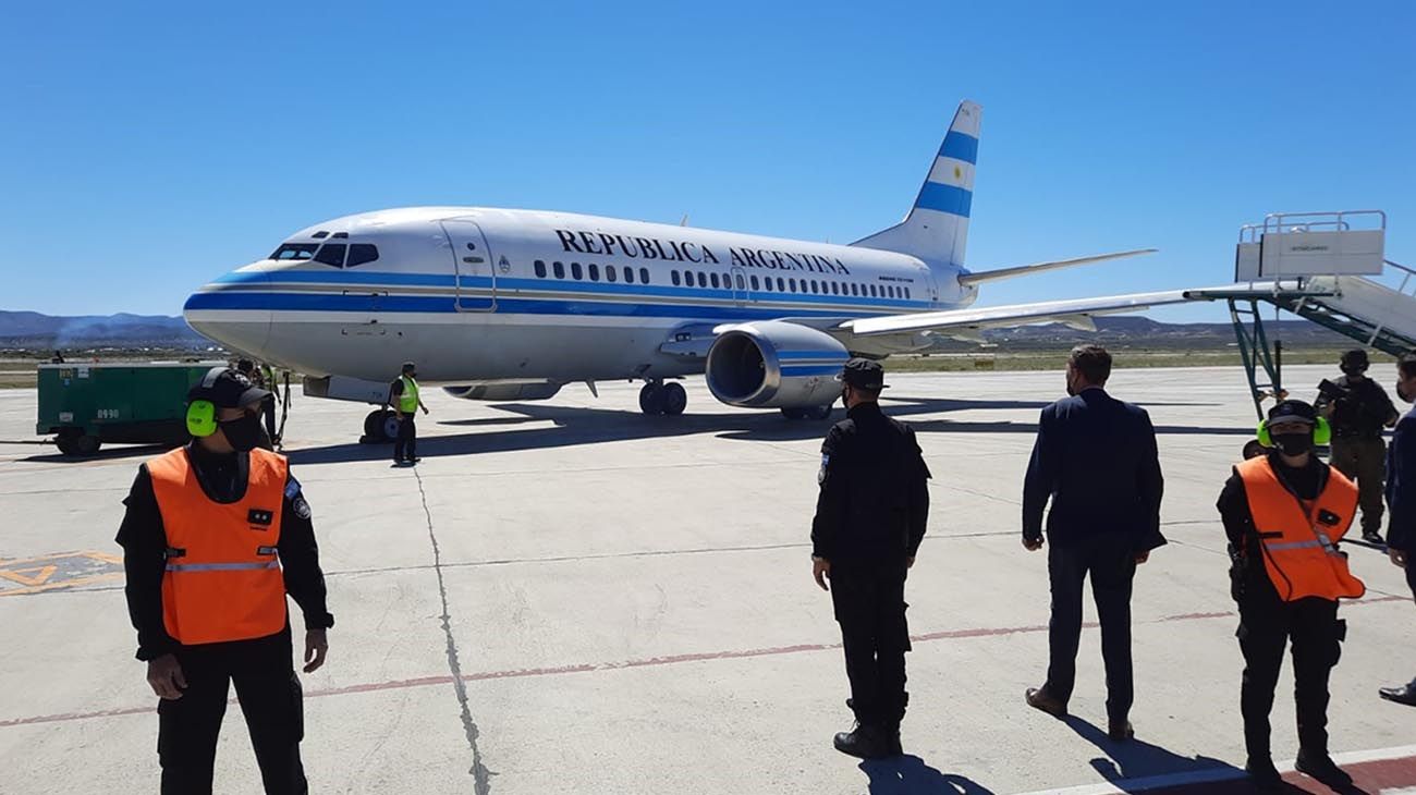 Alberto Fernandez en Comodoro Rivadavia