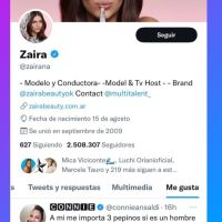 El polémico tweet que le gustó a Zaira Nara sobre el escándalo de la China Suárez