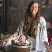 ESTEFANIA CORMILLOT CON SU HIJO