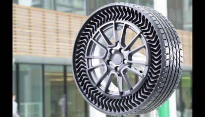Michelin le pone fecha a los neumáticos sin aire "antipinchaduras"