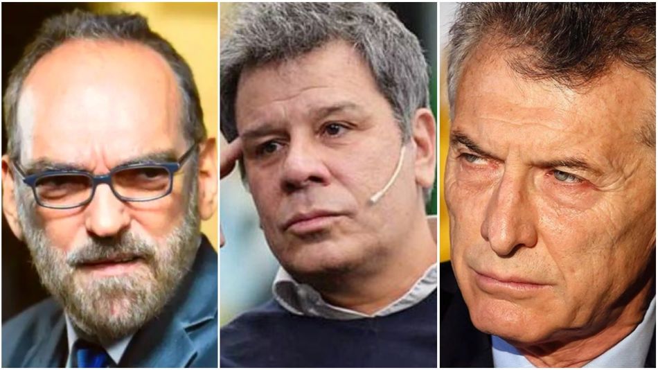 Fernando Iglesias, Facundo Manes y Mauricio Macri.