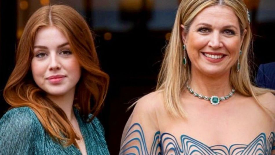 La princesa Alexia junto a Máxima Zorreguieta