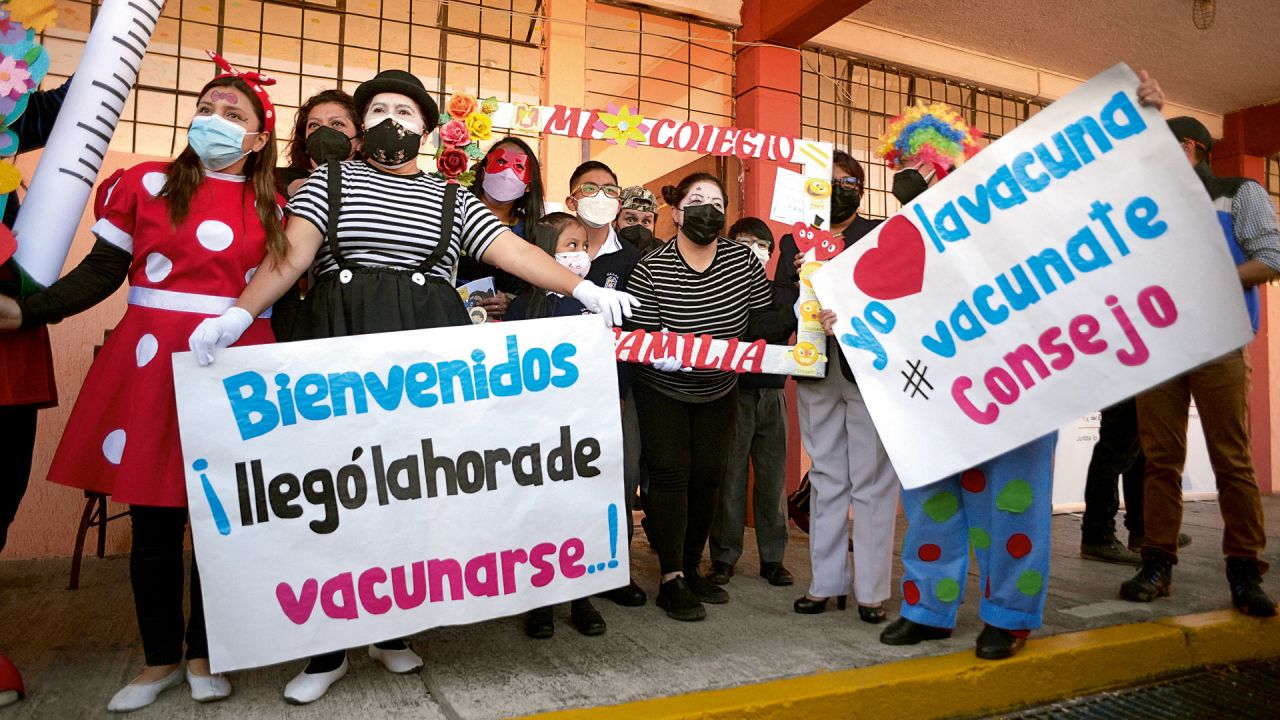 Vacunación pediátrica contra la Covid-19. | Foto:AFP.