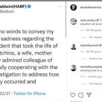 La palabra de Alec Baldwin después de la tragedia: "Mi corazón está roto"