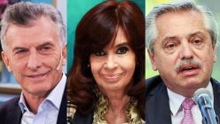 Alberto Fernández, Cristina Fernández y Mauricio Macri 20211021