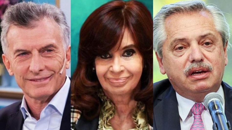  Alberto Fernández, Cristina Fernández y Mauricio Macri 20211021