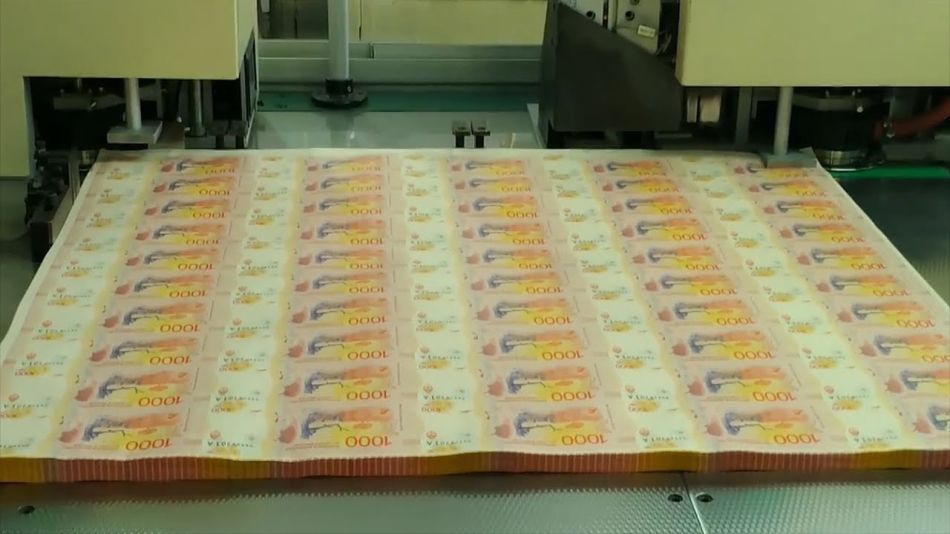 Impresión de billetes