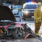 Asi quedo el auto de Paul Walker