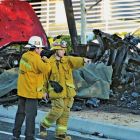 Asi quedo el auto de Paul Walker