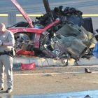 Asi quedo el auto de Paul Walker