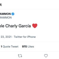 Los saludos de los famosos a Charly García en el día de su cumpleaños nº 70