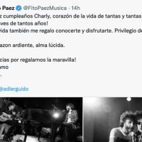 Los saludos de los famosos a Charly García en el día de su cumpleaños nº 70