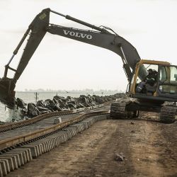 Las obras en el pedraplén demandaron una inversión de 200 millones de pesos.