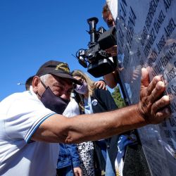 Un memorial para recordar y homenajear a los 44 tripulantes del ARA San Juan fue inaugurado con un acto frente a la Base Naval de Mar del Plata. | Foto:Télam / Diego Izquierdo