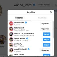 Comenzaron a circular rumores de romance entre Wanda Nara y L-Gante