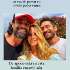Sabrina Rojas compartió una foto junto a Luciano Castro y el Tucu López