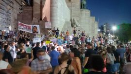 Rosario: insultos para Omar Perotti y Pablo Javkin en marcha contra la inseguridad