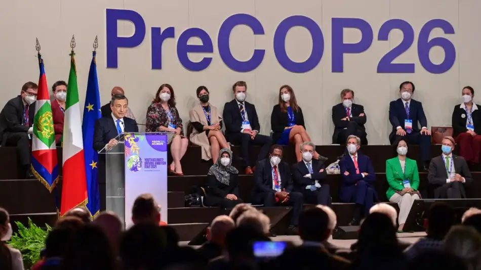 Cumbre previa a la COP 26 en el Centro de Conferencias de Milán