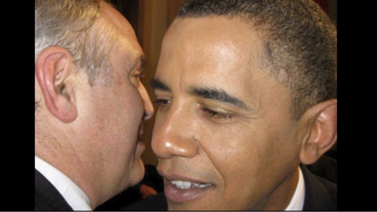 Marc Stanley y Barack Obama.