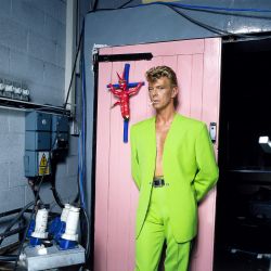 David Bowie, otro de los artistas que trabajó junto a Thierry Mugler.