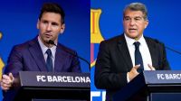 Lionel Messi Joan Laporta