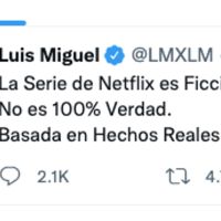 Luis Miguel dejó en claro qué opina sobre su bioserie