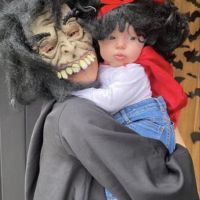 Pampita compartió el primer disfraz de Halloween de Ana García Moritán