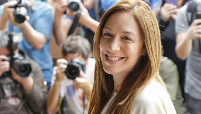 María Eugenia Vidal recibió a los periodistas para presentar sus propuestas para las elecciones